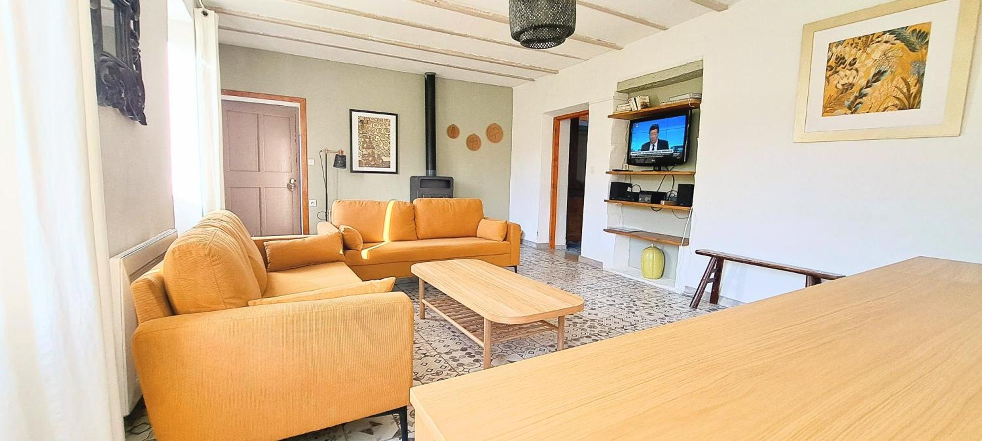Le Mas Des Fontettes, Gite 14 Personnes, Piscine Chauffee, Propriete 5Ha, Barbecue Sahune Екстер'єр фото